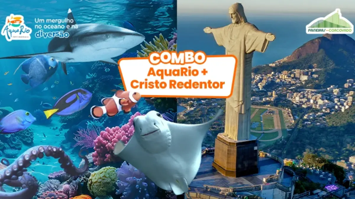 Combo AquaRio + Cristo Redentor