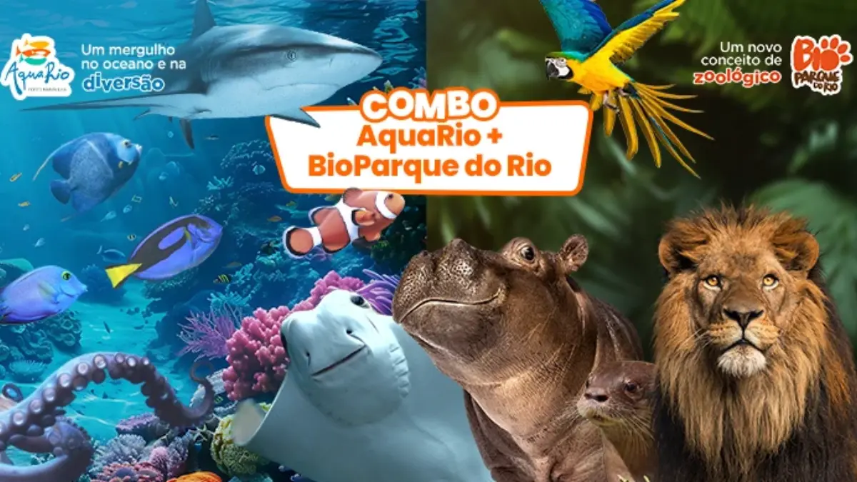 Combo AquaRio + BioParque do Rio